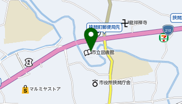 はさま未来館DENKENホールの地図画像