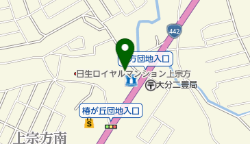 JAおおいた葬祭蓮華の杜宗方斎場の地図画像