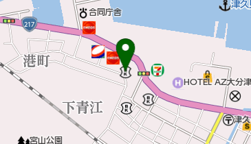 伊予銀行津久見支店の地図画像