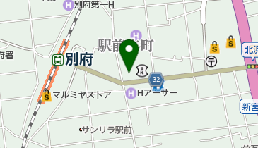 伊予銀行別府支店の地図画像