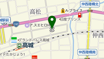 大分みらい信用金庫高城支店の地図画像