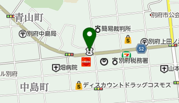 大分みらい信用金庫山の手支店の地図画像