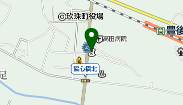 日田信用金庫玖珠支店の地図画像