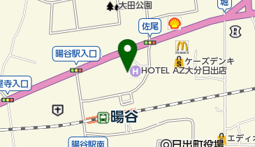 大分みらい信用金庫日出支店の地図画像