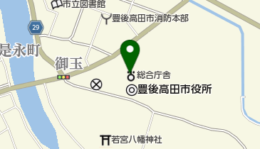 JAおおいた豊後高田支店の地図画像
