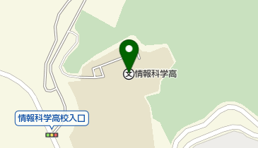 大分県立情報科学高校の地図画像