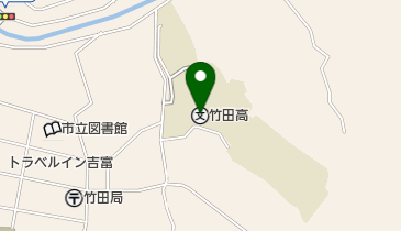 大分県立竹田高校の地図画像