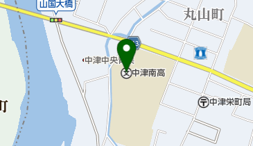大分県立中津南高校の地図画像