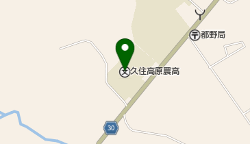 大分県立久住高原農業高校の地図画像