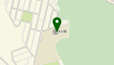 私立大分高校の地図画像