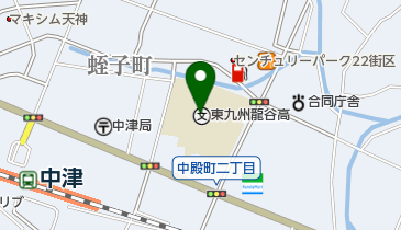 私立東九州龍谷高校の地図画像