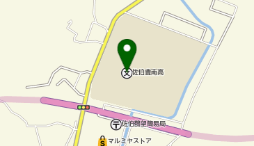 大分県立新佐伯豊南高校の地図画像