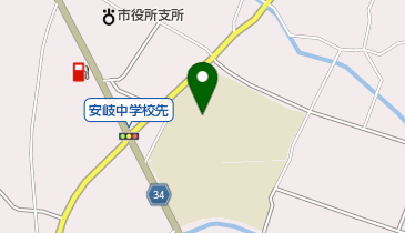 国東市立安岐中学校の地図画像
