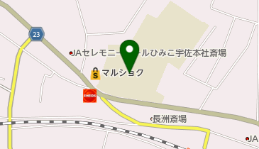 宇佐市立長洲中学校の地図画像