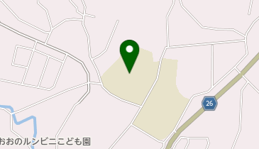 豊後大野市立大野中学校の地図画像