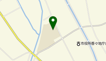 豊後高田市立香々地中学校の地図画像