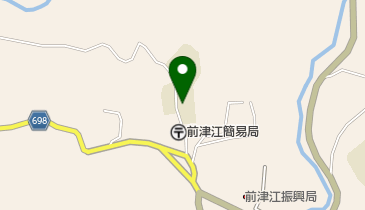 日田市立前津江中学校の地図画像
