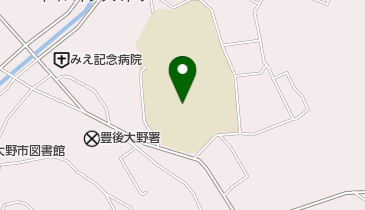 豊後大野市小中一貫教育校三重学園三重中学校の地図画像