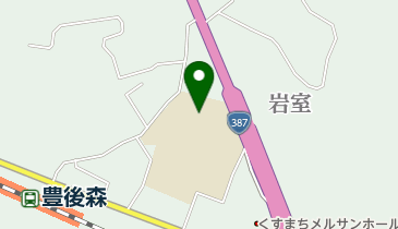 玖珠町立くす星翔中学校の地図画像