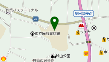 杵築市立杵築中学校の地図画像