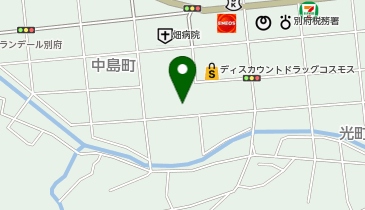 別府市立別府西中学校の地図画像