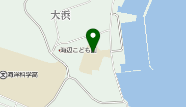臼杵市立海辺小学校の地図画像