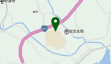 臼杵市立佐志生小学校の地図画像