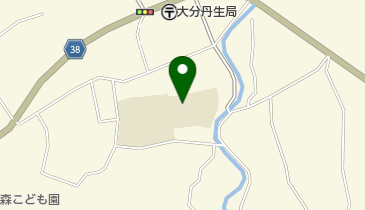 大分市立丹生小学校の地図画像