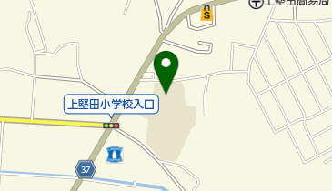 佐伯市立上堅田小学校の地図画像