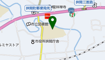 由布市立挾間小学校の地図画像