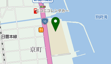 別府市立別府中央小学校の地図画像