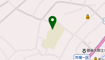 豊後大野市小中一貫教育校三重学園三重第一小学校の地図画像