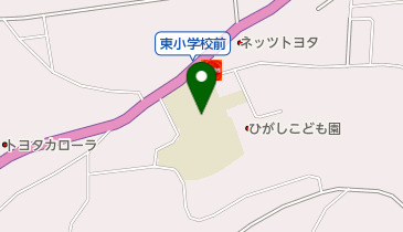 豊後大野市小中一貫教育校三重学園三重東小学校の地図画像