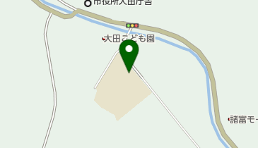 杵築市立大田小学校の地図画像