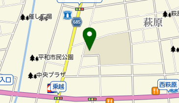 大分市立東大分幼稚園の地図画像