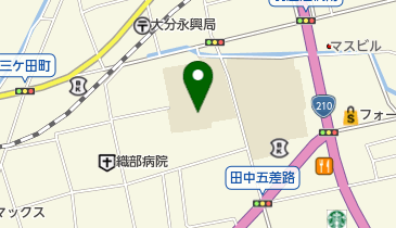 大分市立南大分幼稚園の地図画像