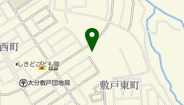 敷戸ふない幼稚園の地図画像