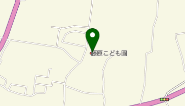 藤原こども園の地図画像