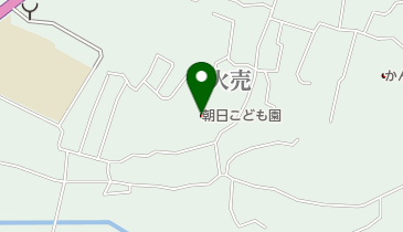 朝日こども園の地図画像