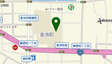 大分県立盲学校の地図画像