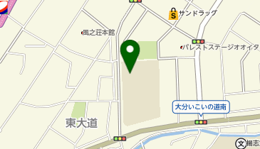 大分県立中央支援学校の地図画像
