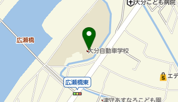 大分自動車学校の地図画像