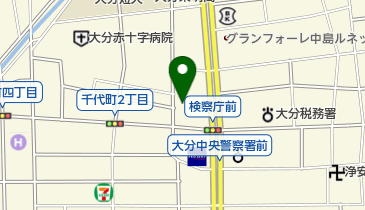 大分医学技術専門学校の地図画像