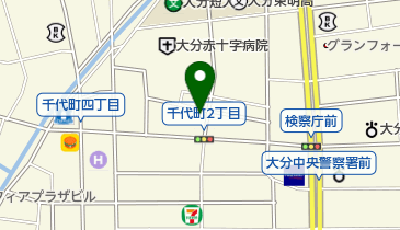 大分リハビリテーション専門学校の地図画像