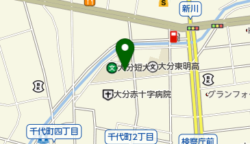 大分歯科専門学校の地図画像