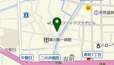 KCS大分情報専門学校の地図画像