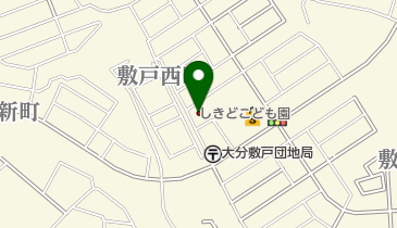 しきどこども園の地図画像