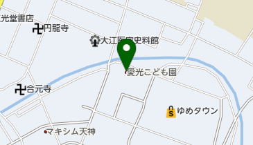 愛光こども園の地図画像