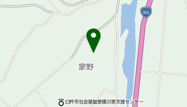 臼杵市立下南こども園の地図画像