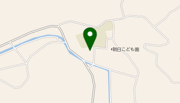 朝日こども園の地図画像